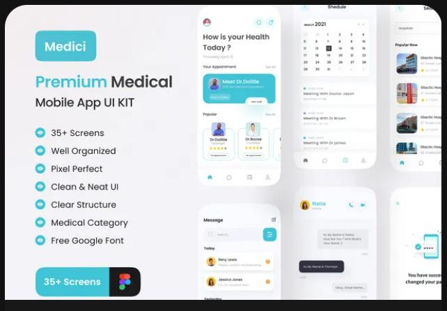 MediCi - Doctor And Medical App UI Kit