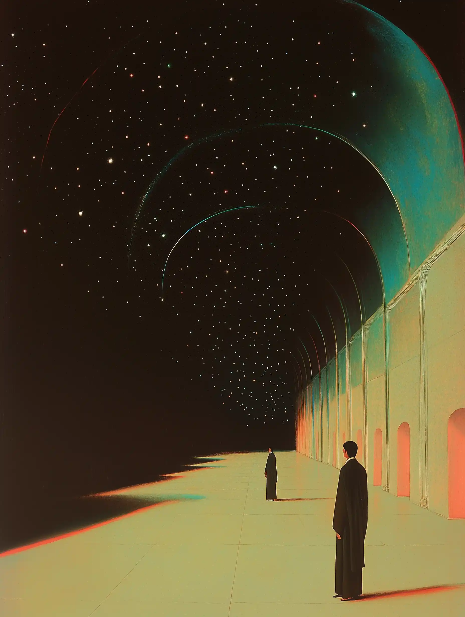 Renaissance Monastery Surrealism Midjourney提示词