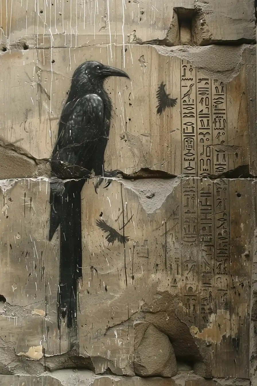 Thoth Emerald Banksy Midjourney提示词