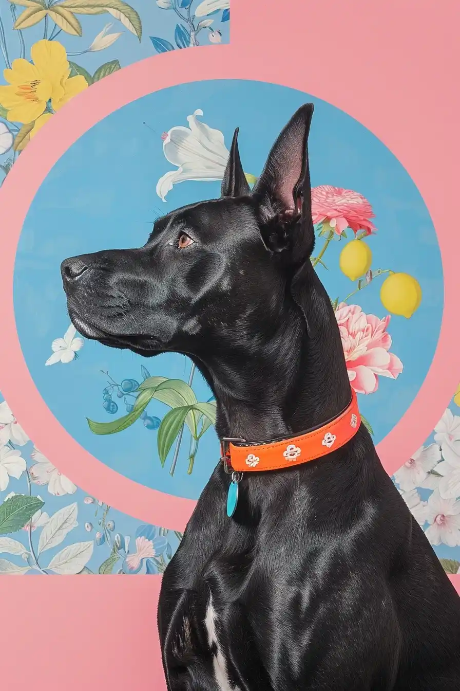 Circular Cane Corso Mandala Midjourney提示词