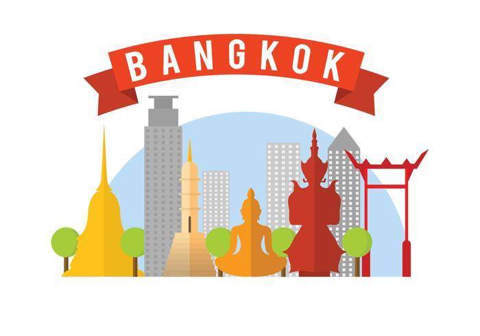 免费曼谷矢量图