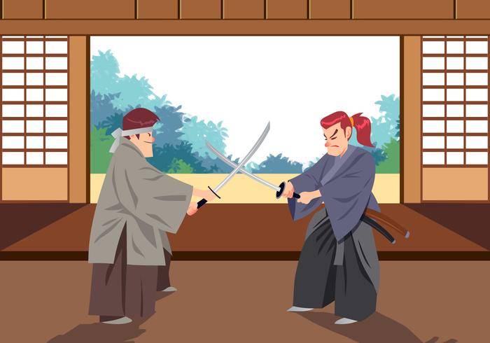 武士道场传染媒介场面