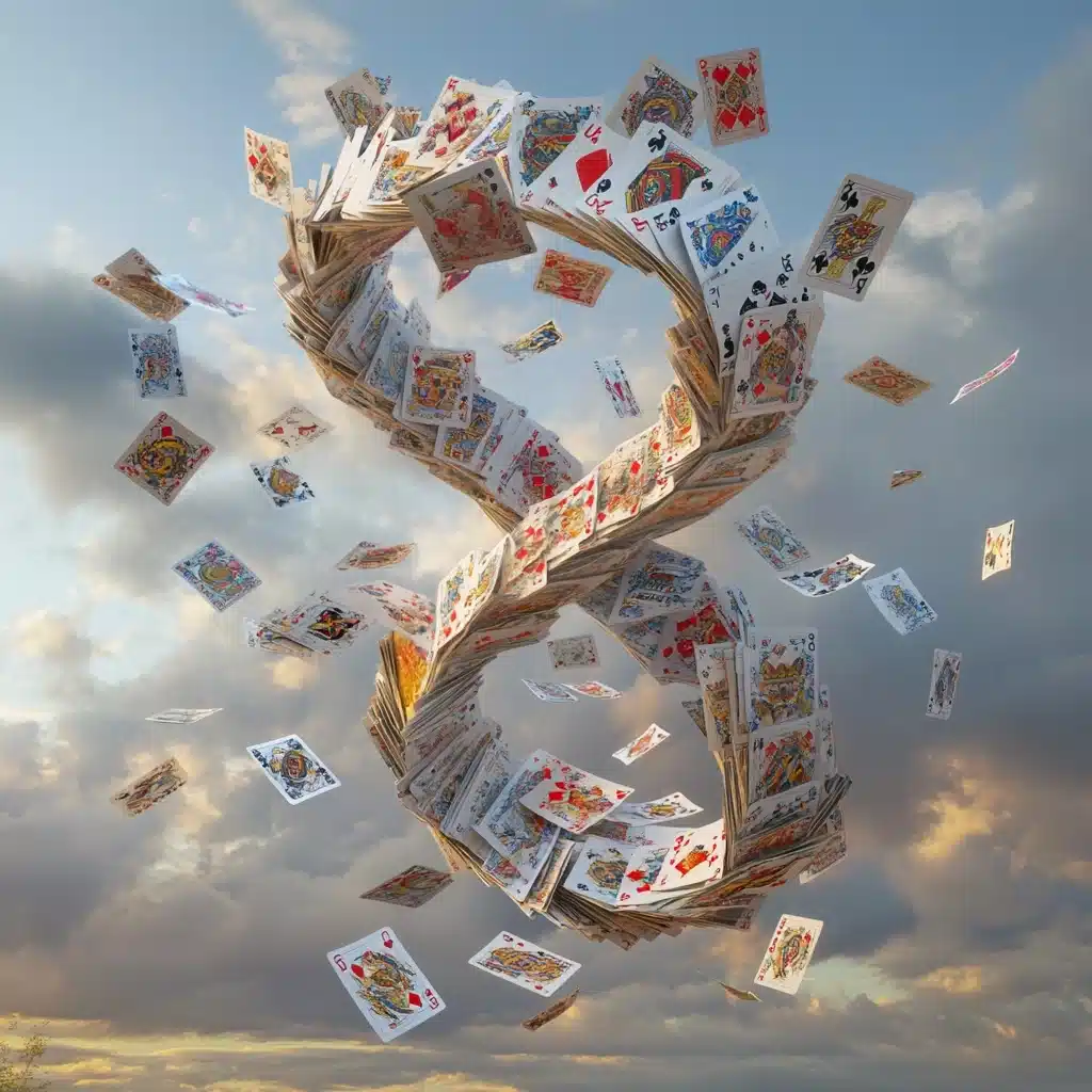 Infinity Cards in Air Midjourney提示词