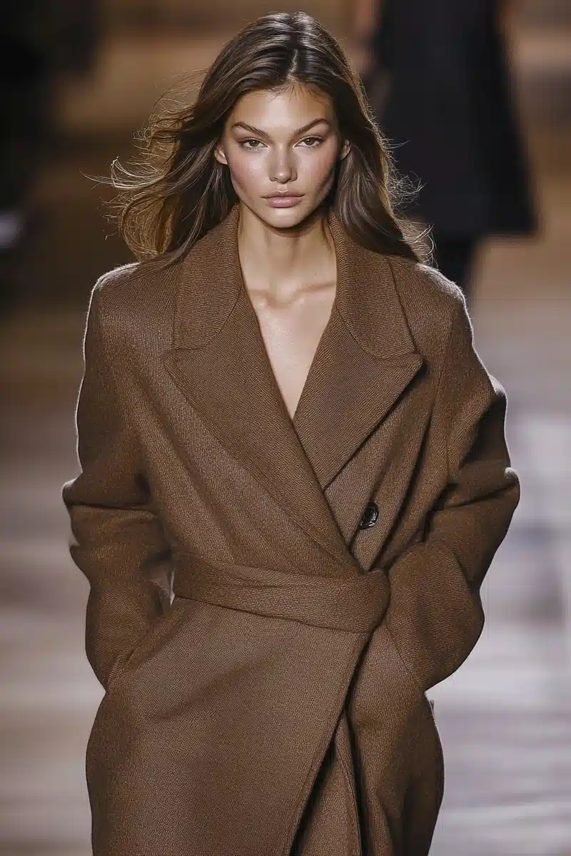 Brunette Model in Cashmere Midjourney提示词