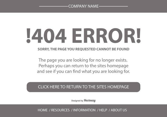 404错误页面模板