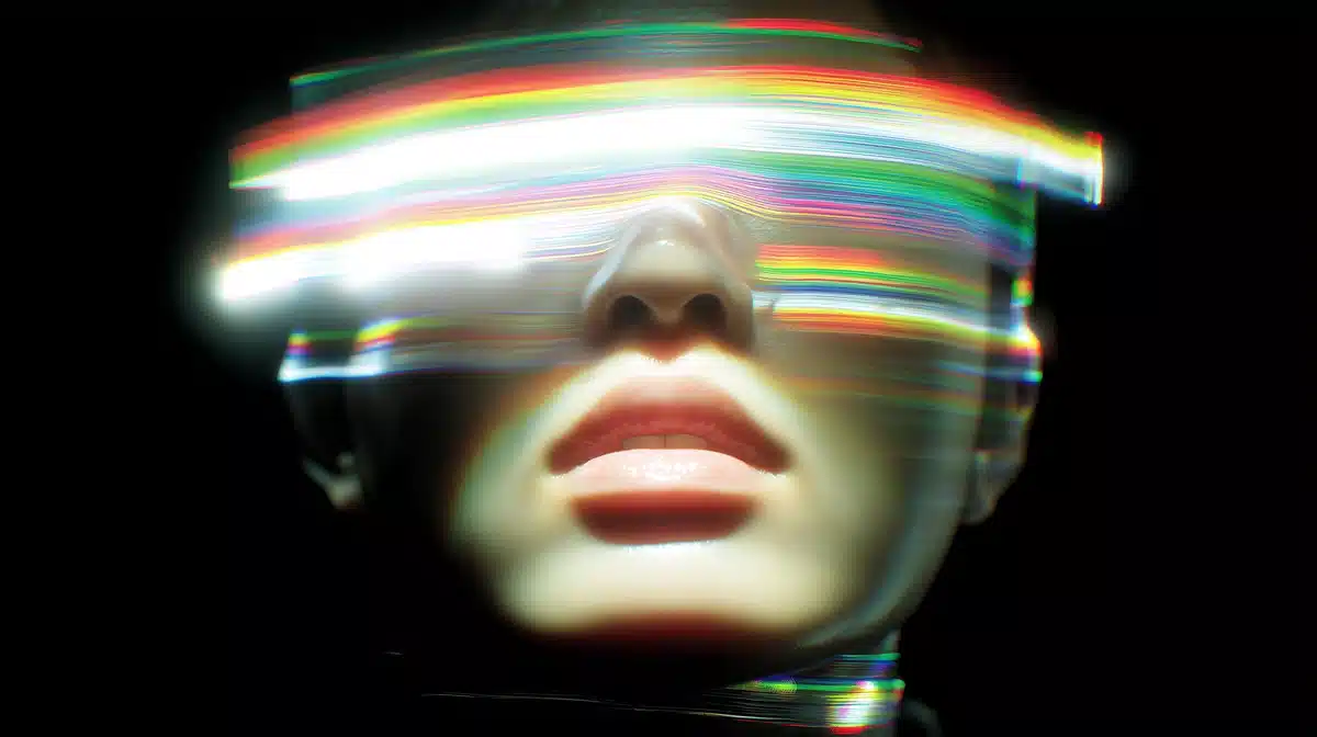 Ethereal Glitchcore Avatar Midjourney提示词