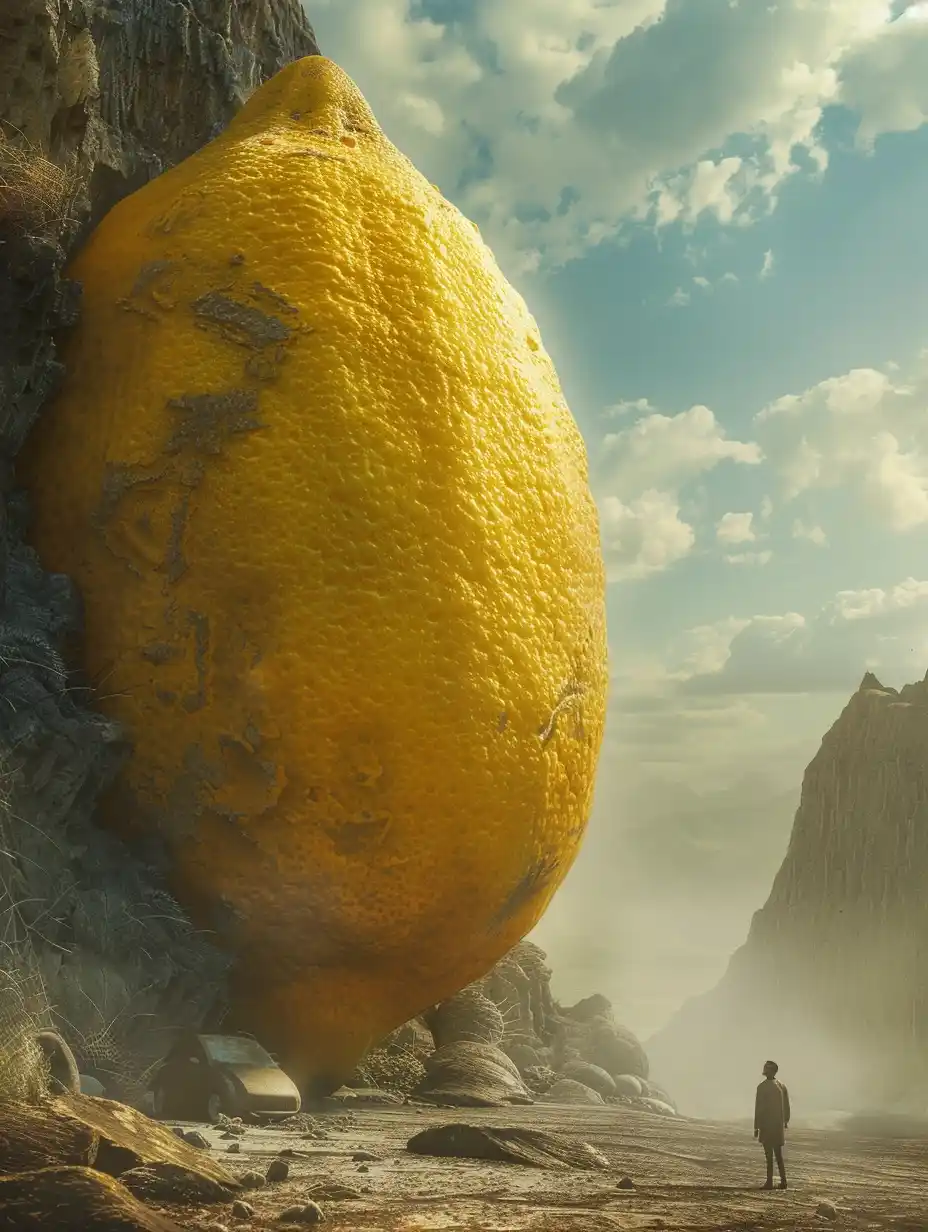 Lemon Mountain Walker Midjourney 提示词生成效果