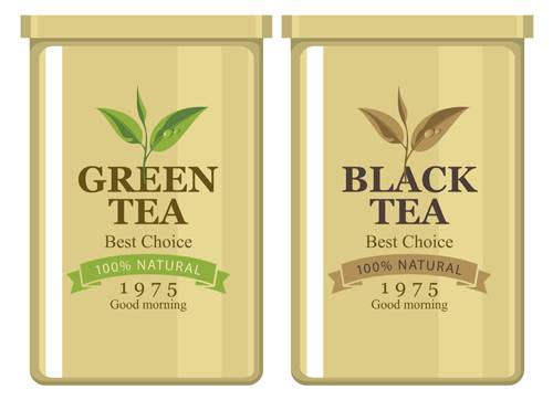 茶罐矢量素材