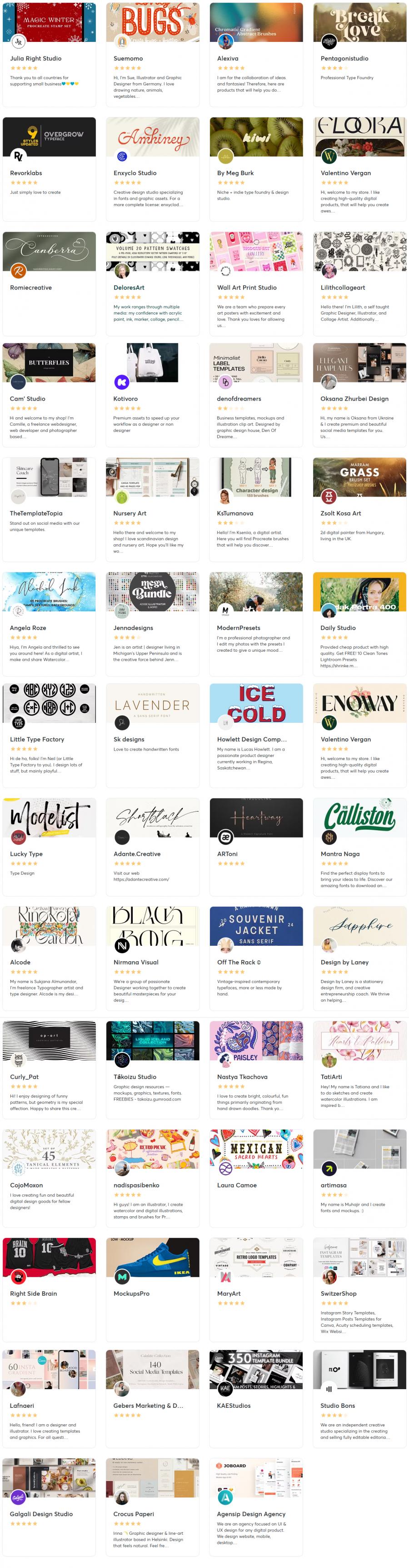 2025年的1月creativemarket.com网站分享价值高达 1000 美元的素材资源打包下载