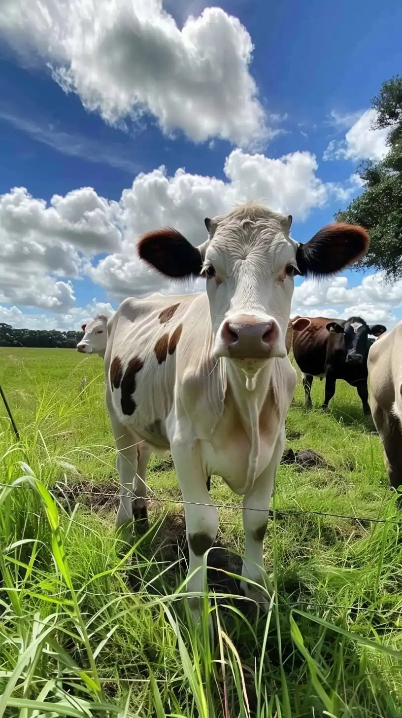 Green Field Cows – AR 916 Midjourney提示词