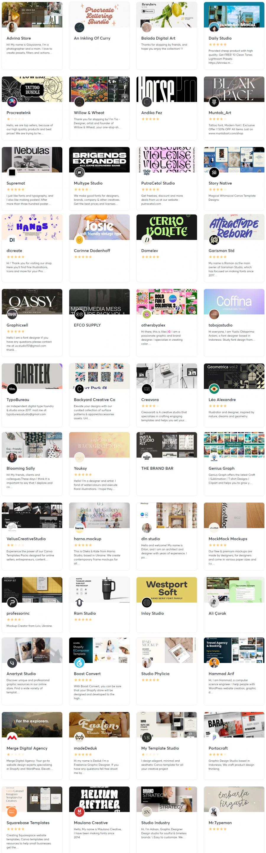 2024年的2月creativemarket.com网站分享价值高达 1000 美元的素材资源打包下载