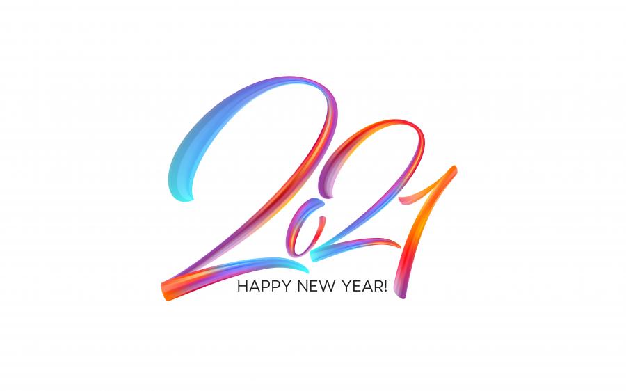 15款2021年新年数字矢量素材打包下载