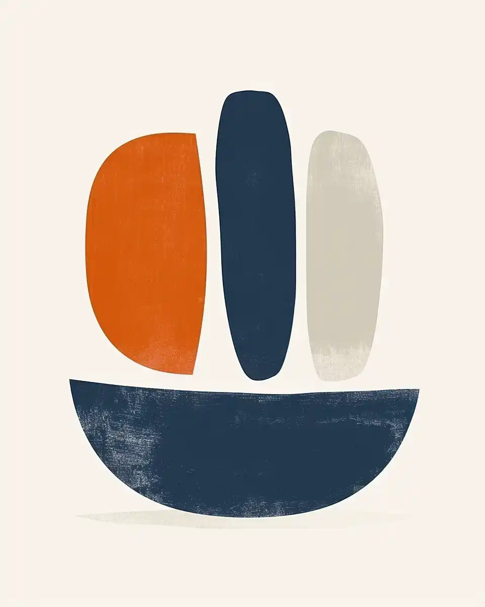 Minimalist Geometric Textile Midjourney提示词