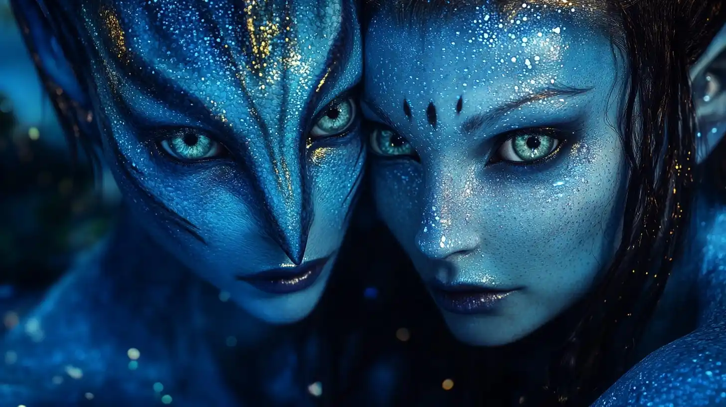 Ethereal Mermaids in Ocean Midjourney提示词