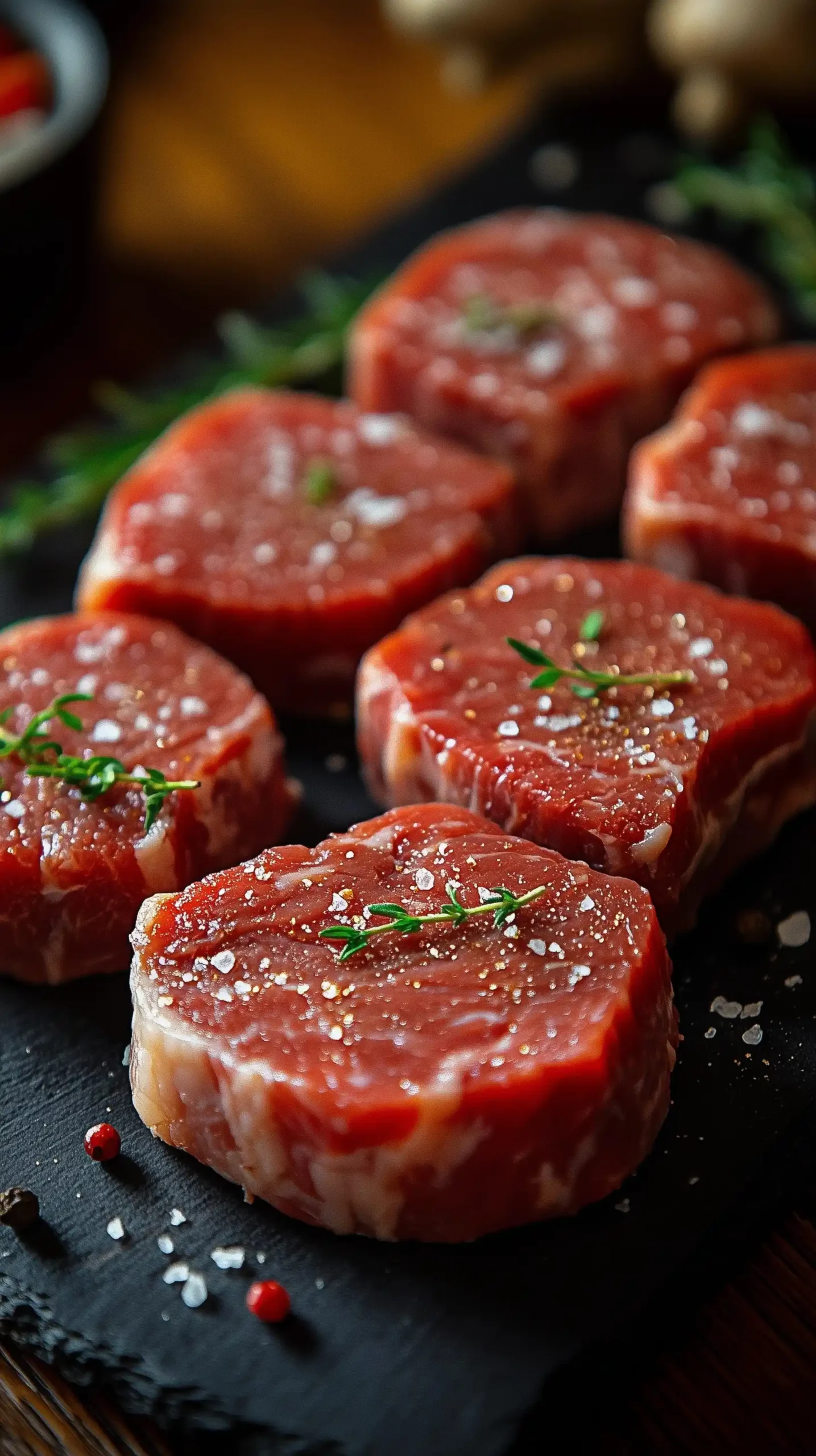 Elegant Steaks on Slate Midjourney提示词