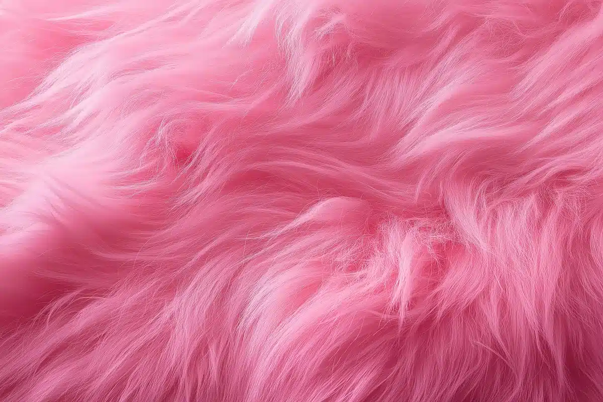 Whimsical Pink Furry Background Midjourney提示词