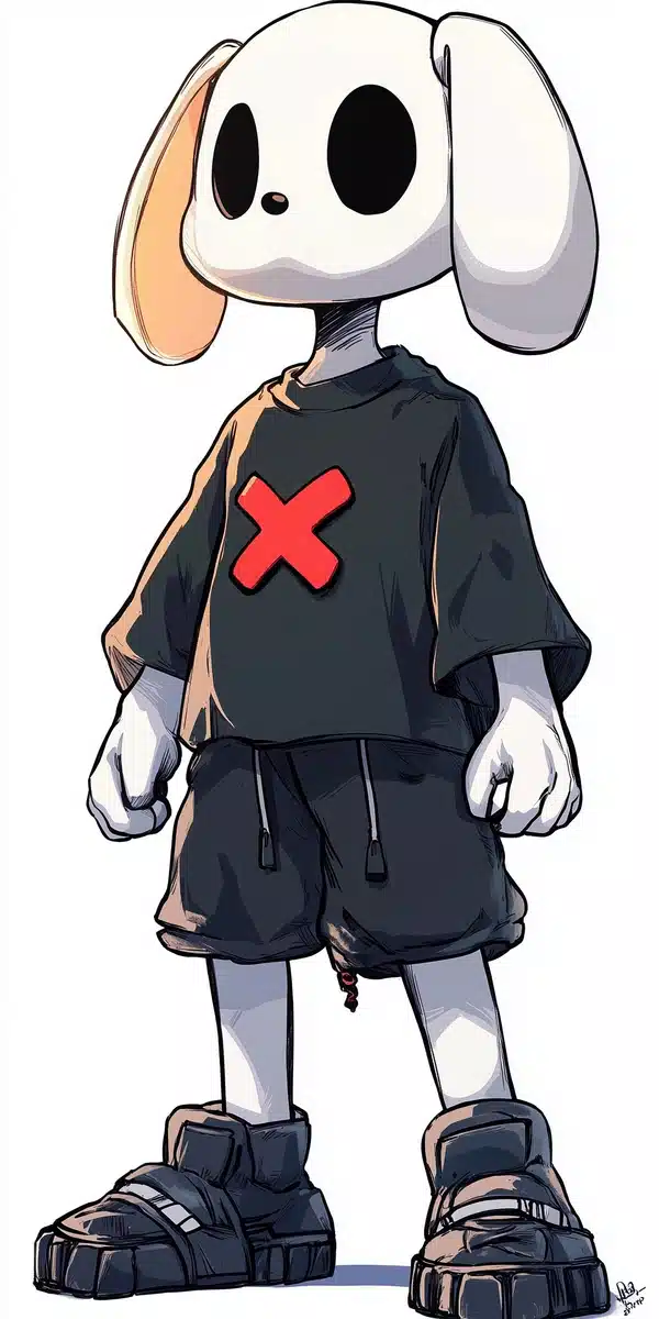 Vintage Kaws Snoopy Illustration Midjourney提示词