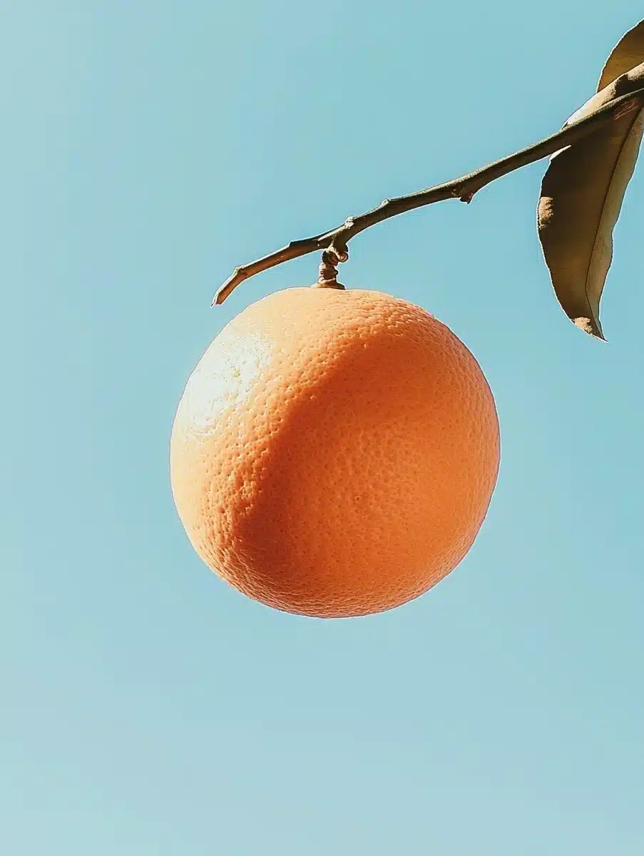 Orange Close-Up Photography Midjourney提示词