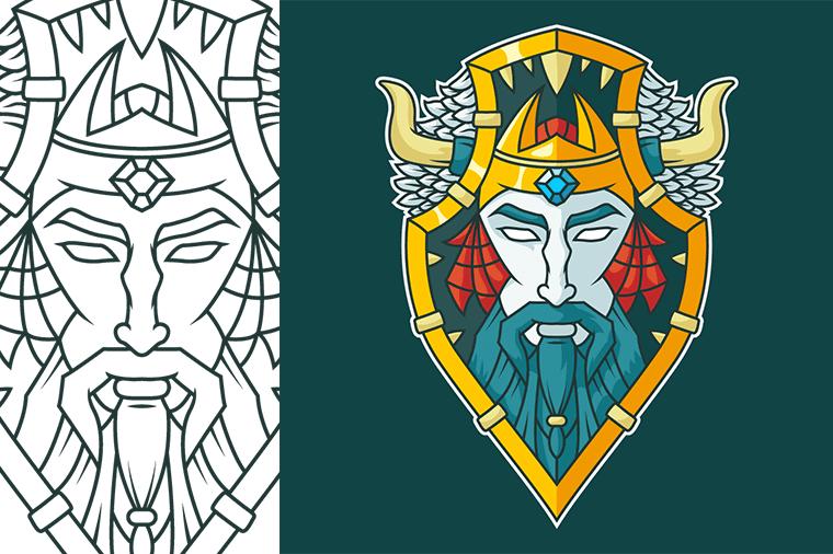 Free-Warrior-Vector-Shield（战士盾牌）