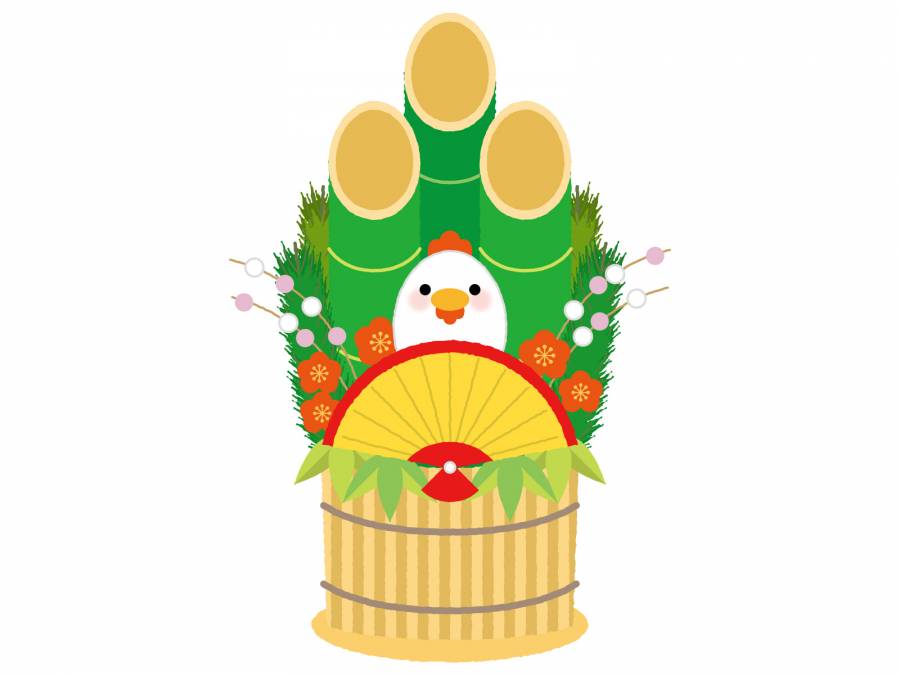 鶏门松