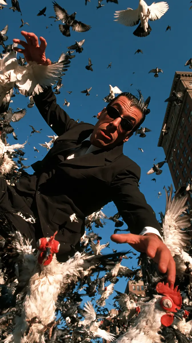 Matrix Movie Scene Midjourney提示词