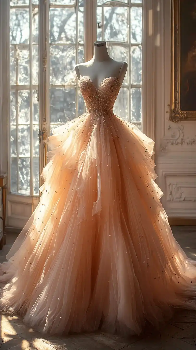 Pastel Gown in Atelier Midjourney提示词