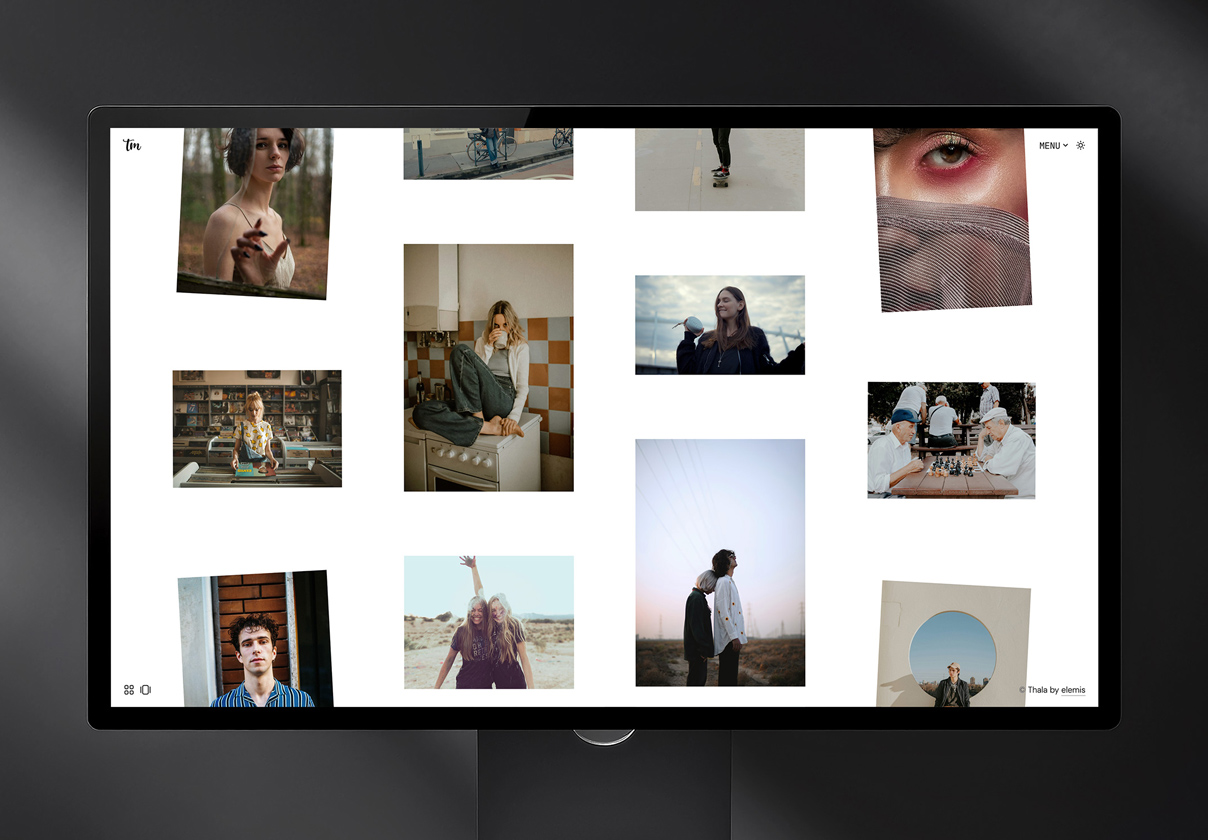 摄影师作品集Framer模板（Thala），Thala - Portfolio Framer Template