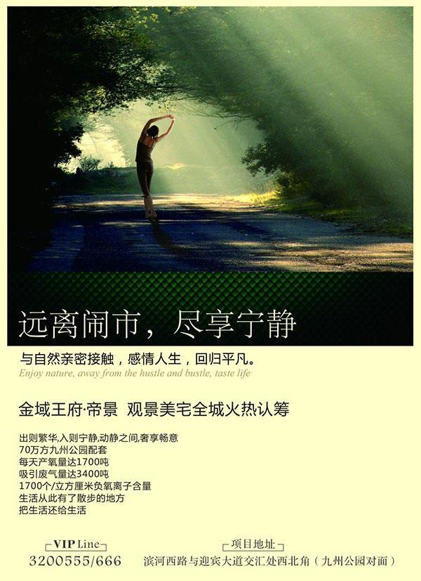 金域王府地产广告