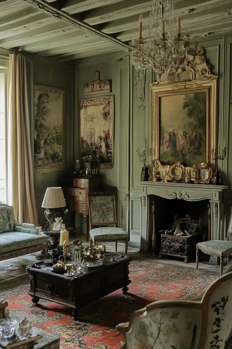 Provincial Interiors in Pastels Midjourney提示词