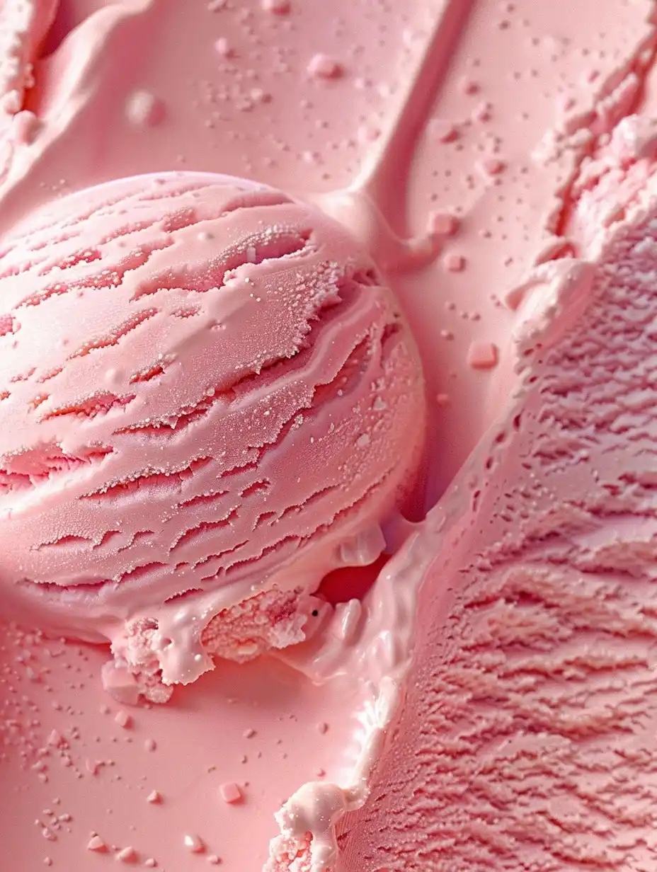 Realistic Ice Cream Texture Midjourney提示词