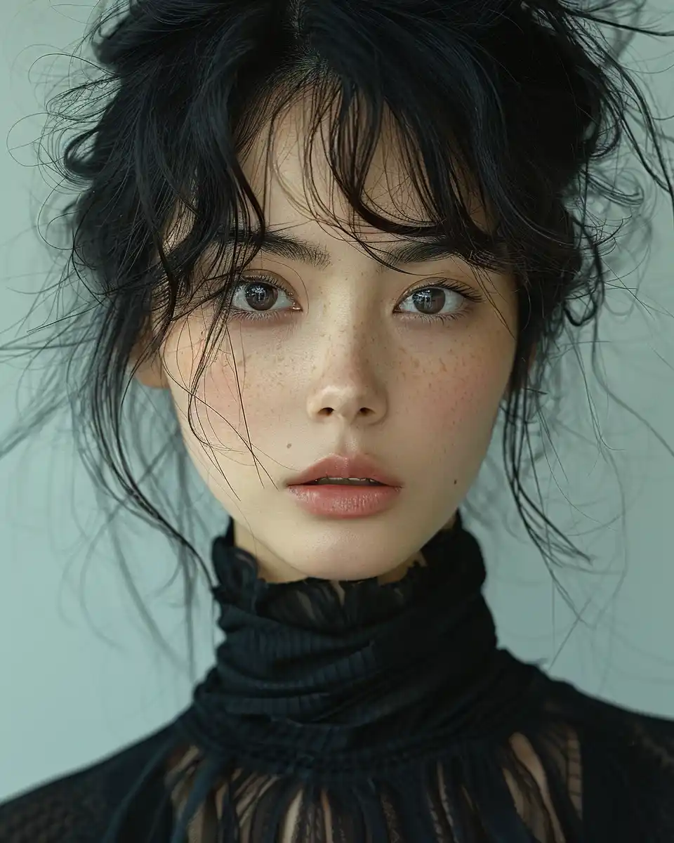 Realistic Arrogant Woman Portrait Midjourney提示词