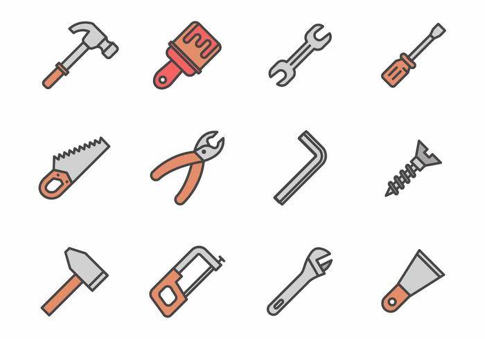 免费手工具图标矢量