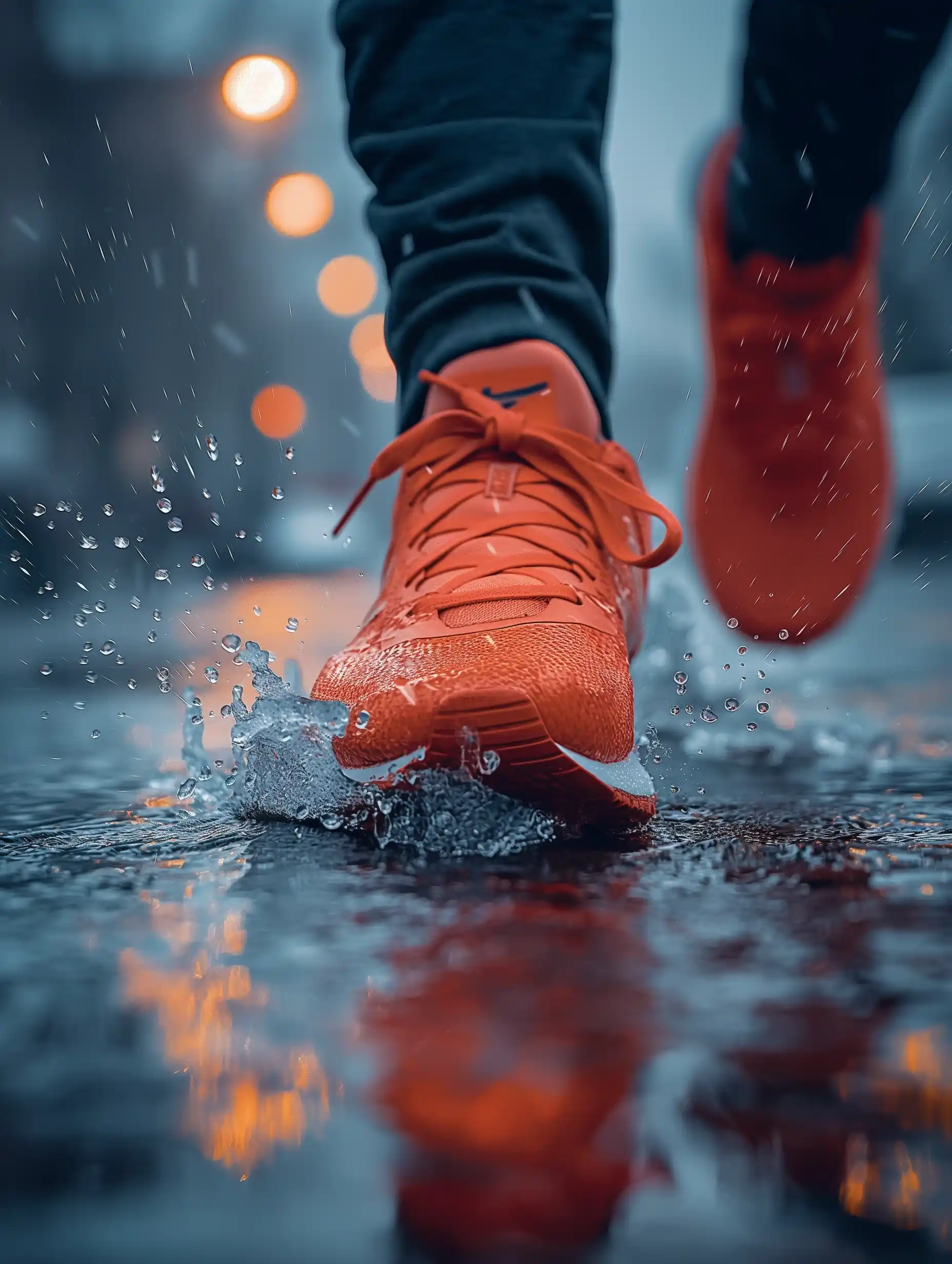 Dynamic Street Runner Midjourney提示词