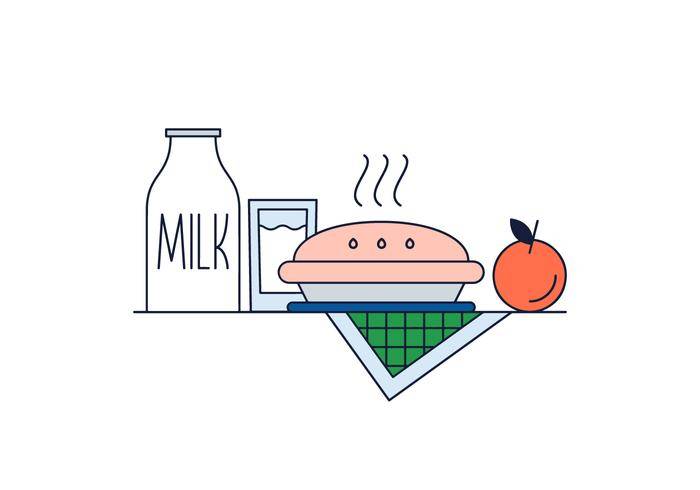 免费的膳食矢量