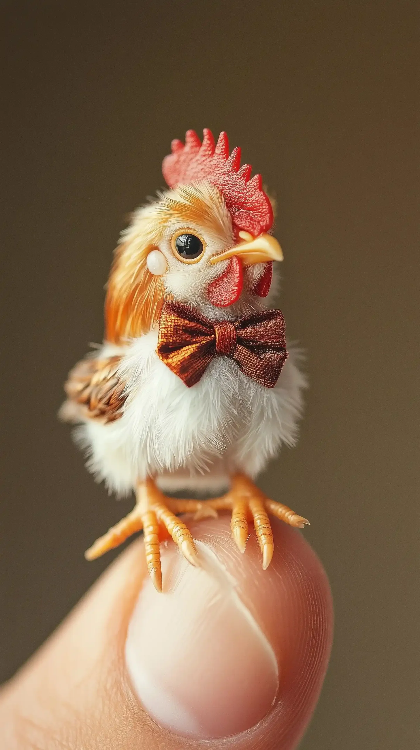 Photorealistic Rooster on Finger Midjourney提示词