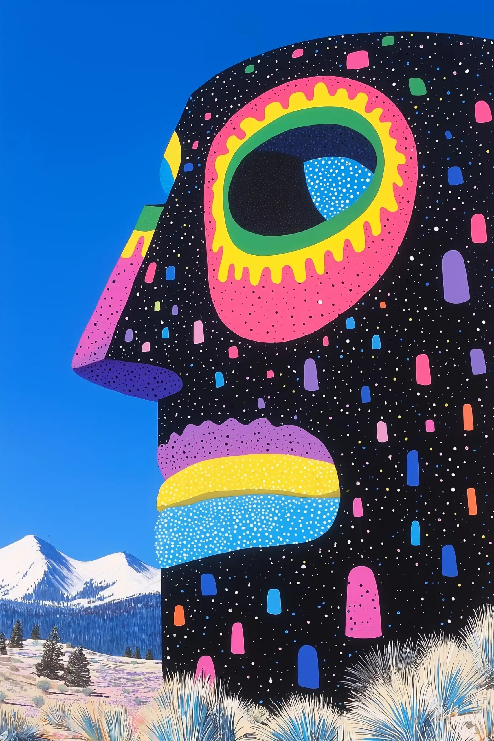 Burning Man Festival Scene Midjourney提示词
