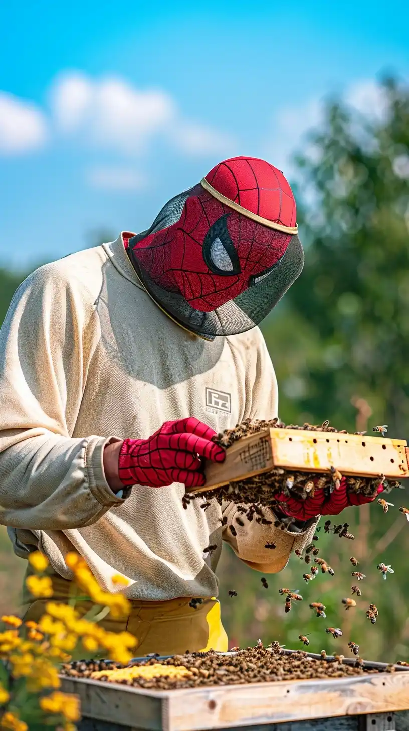 Raw Beekeeper No Face Midjourney提示词