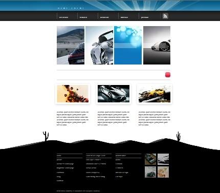 html+css+js网站模版