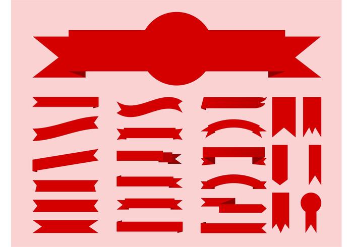 矢量丝带集