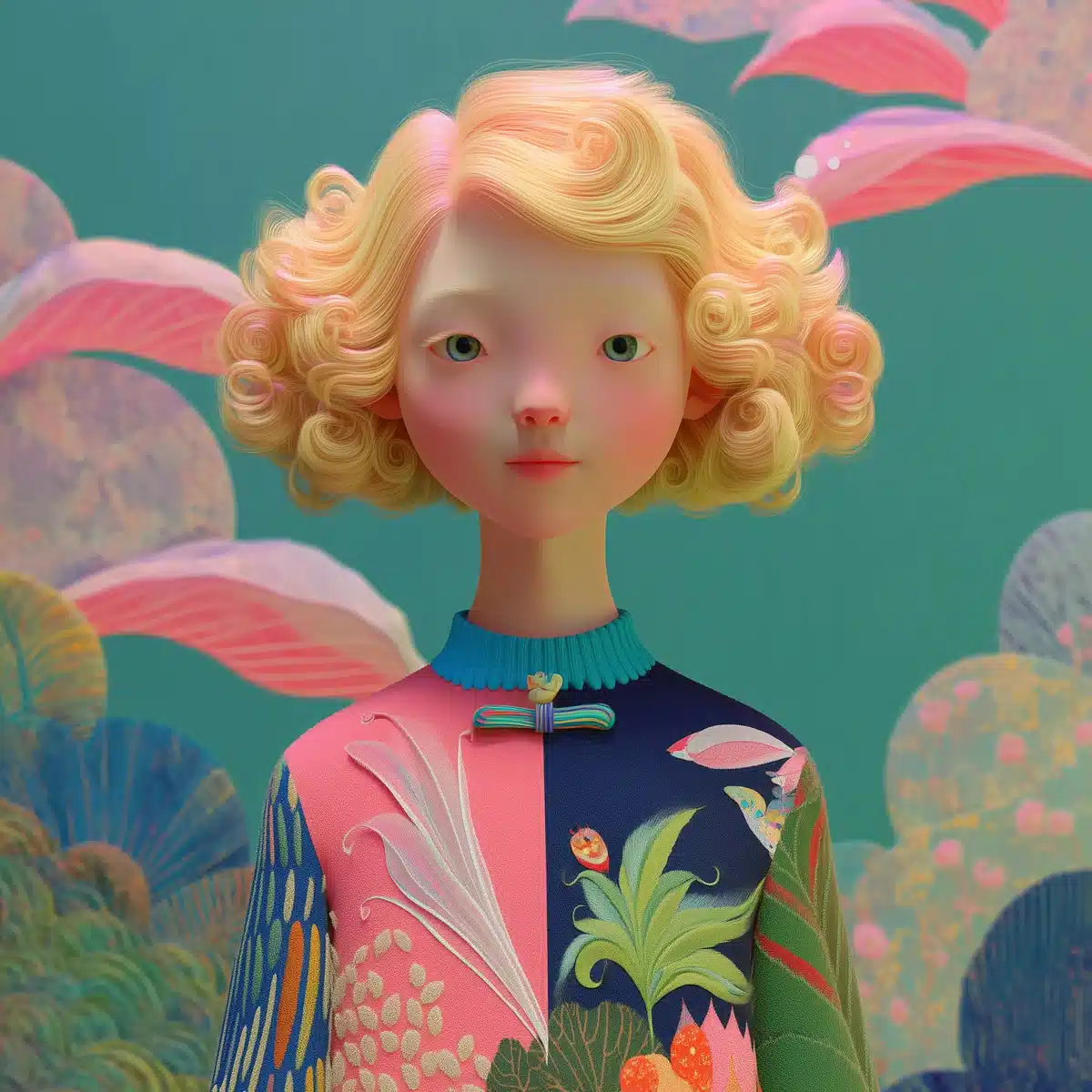 3D Childrens Illustration Midjourney提示词