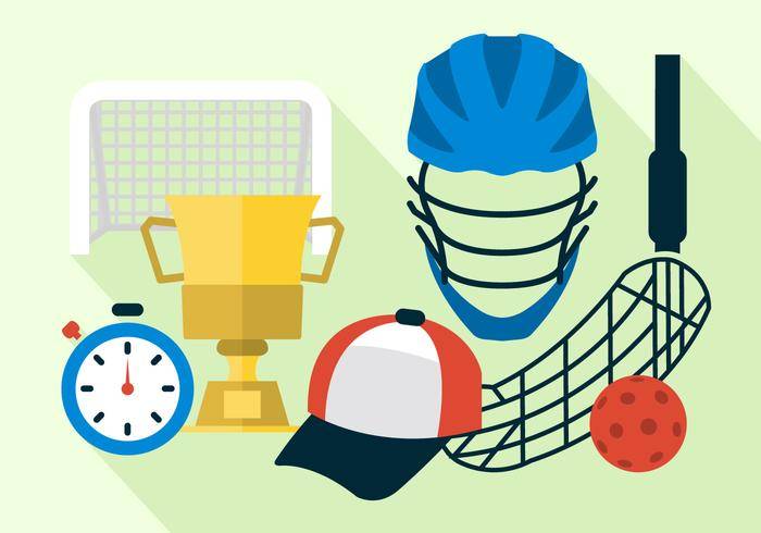 Floorball传染媒介例证