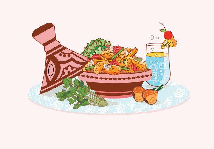 Tajine碟矢量
