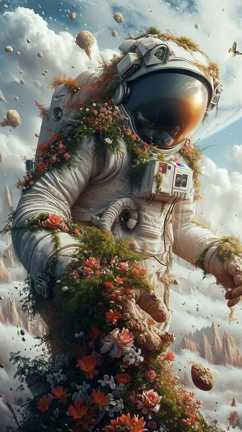 Surreal Astronauts by Dali Midjourney提示词