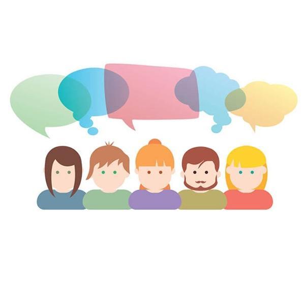 语言气泡人物