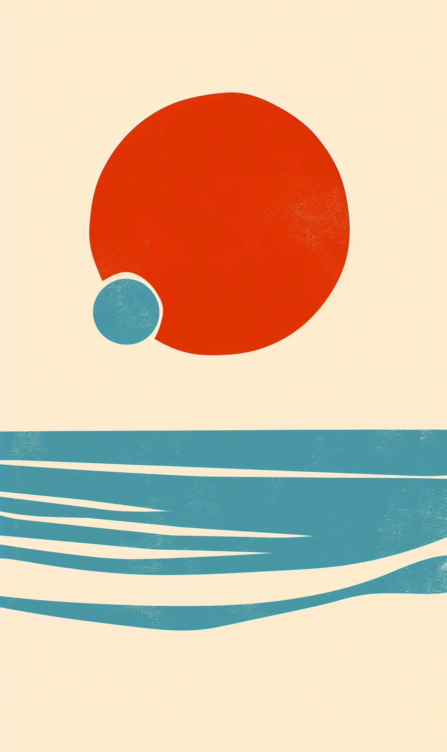 Minimalist Summer Party Poster Midjourney提示词