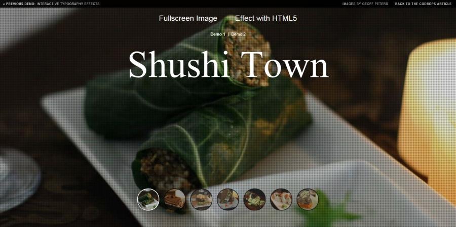 FullscreenImageBlurEffect 全屏精美相册查看效果代码