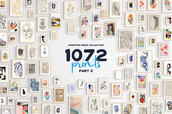 1072 Assorted Prints