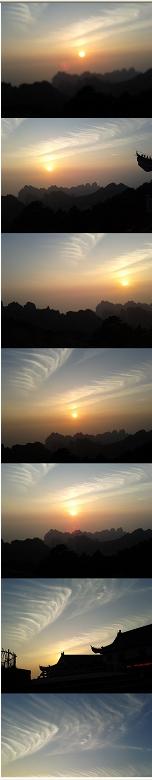 夕阳日落高清图片