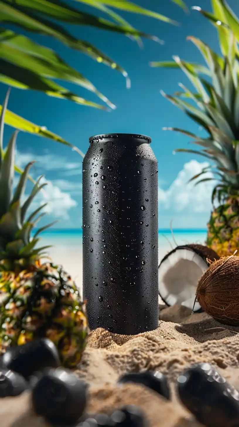 Dynamic Tropical Energy Can Midjourney 提示词生成效果