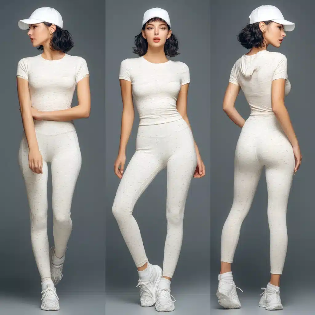 Fitness Model in Knitwear Midjourney提示词